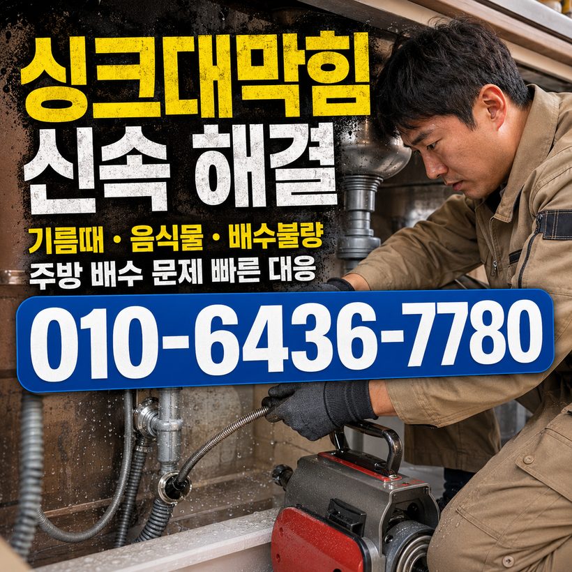선구동 하수구막힘 빠른출동 5
