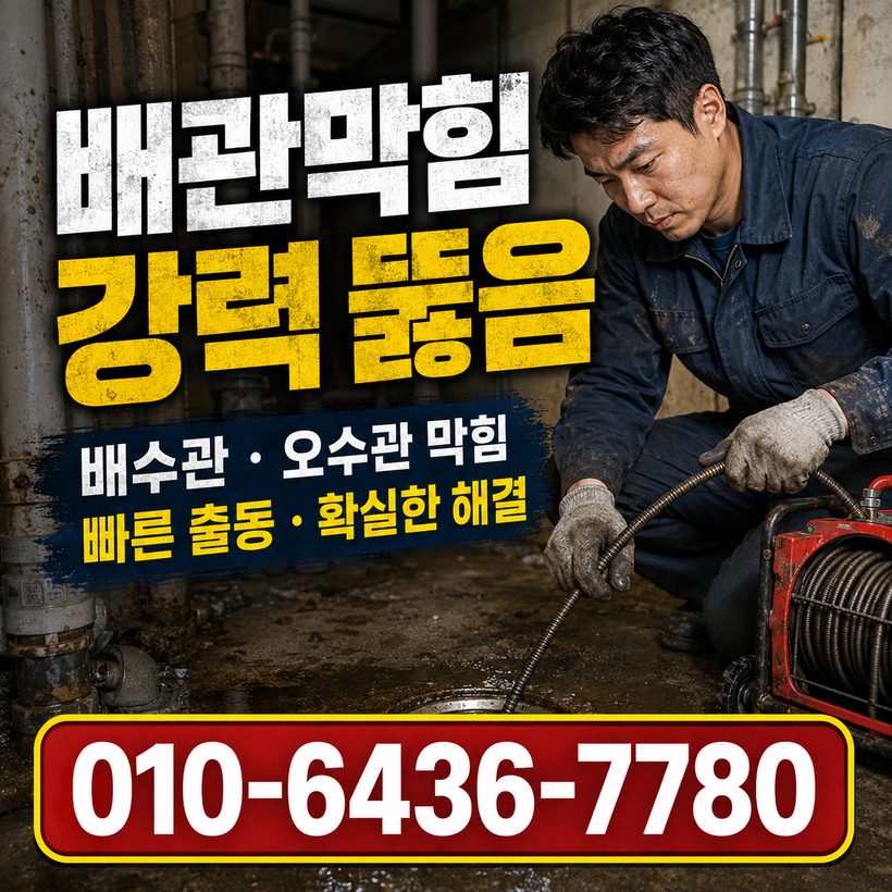 정량동 하수구막힘 빠른출동 2