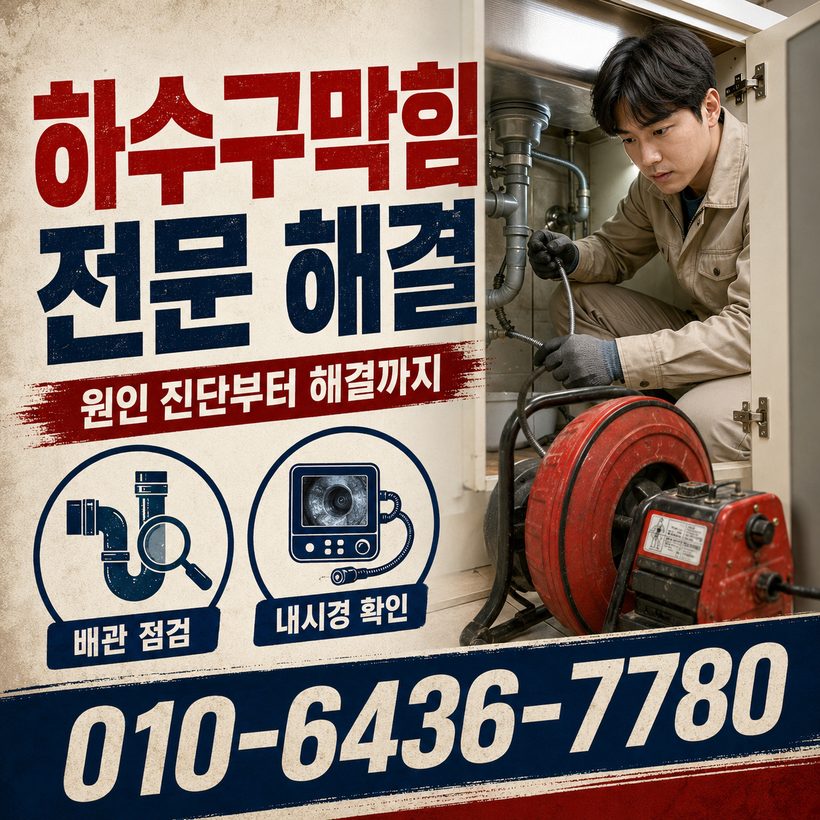 중앙동 지역 싱크대막힘 관련 이미지