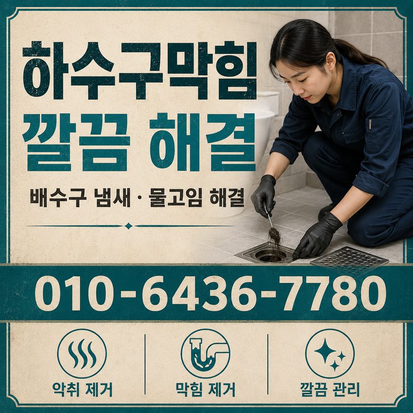 중동면 지역 하수구막힘 관련 이미지