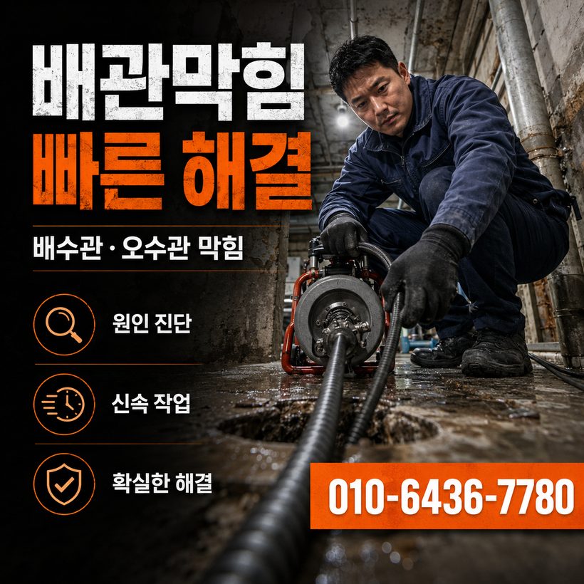 선구동 지역 배관막힘 관련 이미지